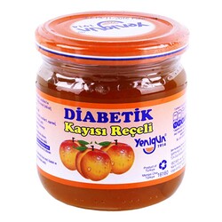 Diabetic Jam Apricot , 8.81oz - 250 g - Thumbnail