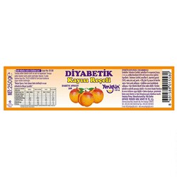 Diabetic Jam Apricot , 8.81oz - 250 g - Thumbnail