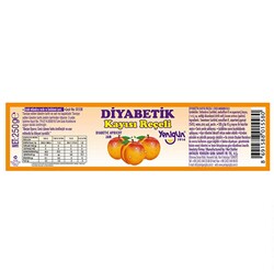 Diabetic Jam Apricot , 8.81oz - 250 g - Thumbnail