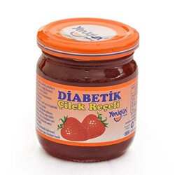 Diabetic Strawberry Jam , 8.81oz - 250 g - Thumbnail