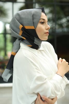 Digital Printed Cotton Shawl - 1