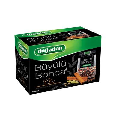 Büyülü Bohca Mixed Herbal Tea with Chai , 16 teabags - 1