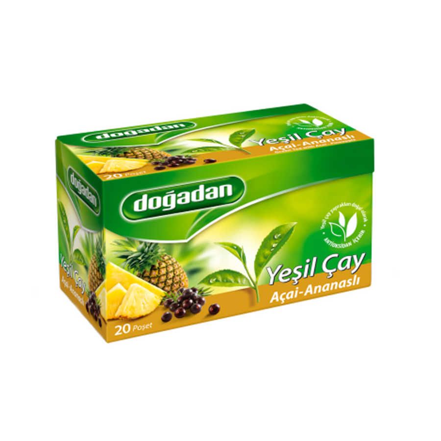 Green Tea with Acai-Pineapple , 20 teabags 2 pack