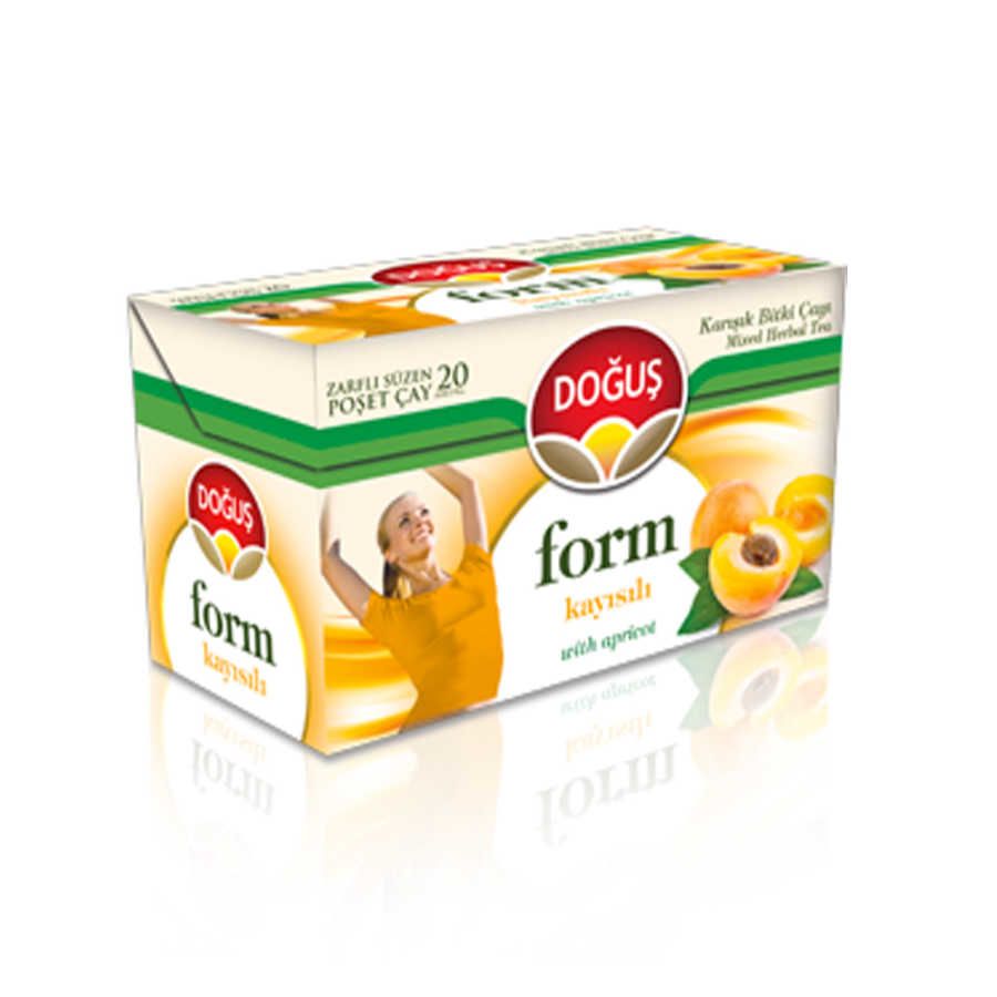 Form Tea With Apricot , 20 teabags 2 pack