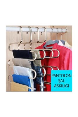 Wardrobe Iceli 5-Story Pants Scarf Shawl Hanger - 1