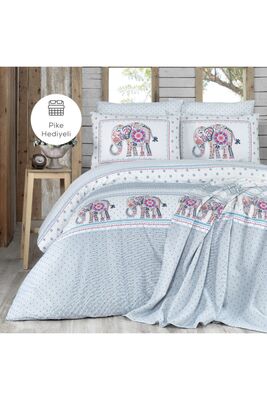 Double Pique Duvet Cover Set - 1