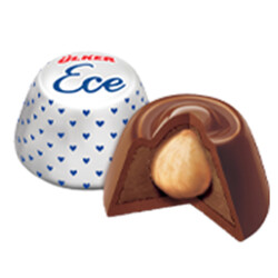 Ece Milk Chocolate with Hazelnut , 12.34oz , 350g - Thumbnail