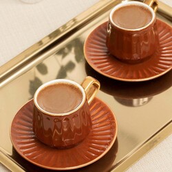 English Home Nia New Bone Set of 2 Coffee Cups - Thumbnail