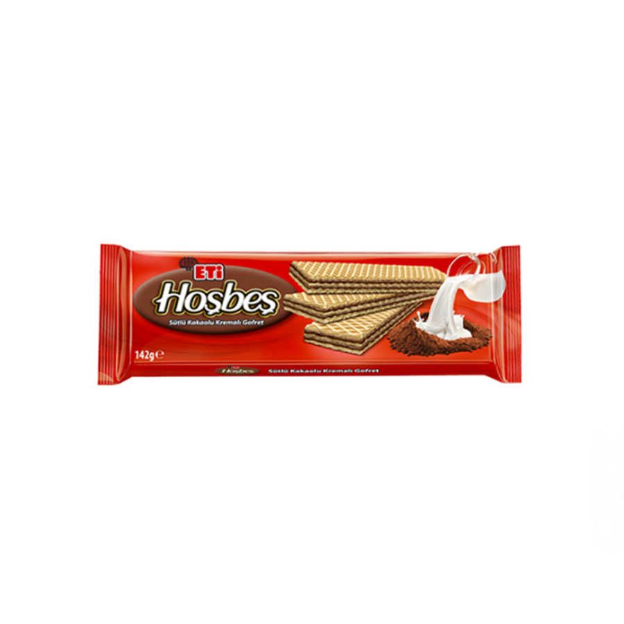 Hoşbeş Cocoa Wafer With Cocoa Cream , 2 pack