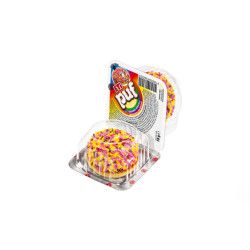 Puf Granulated Coated Marshmallow Biscuits With Fruit , 6 pack - Thumbnail