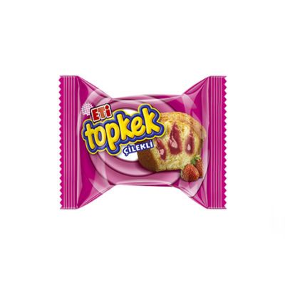 Topkek Cake With Strawberry , 6 pack - 2