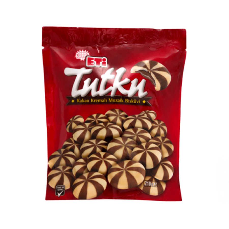 Tutku Mosaic Biscuit Filled With Cocoa Cream , 2 pack