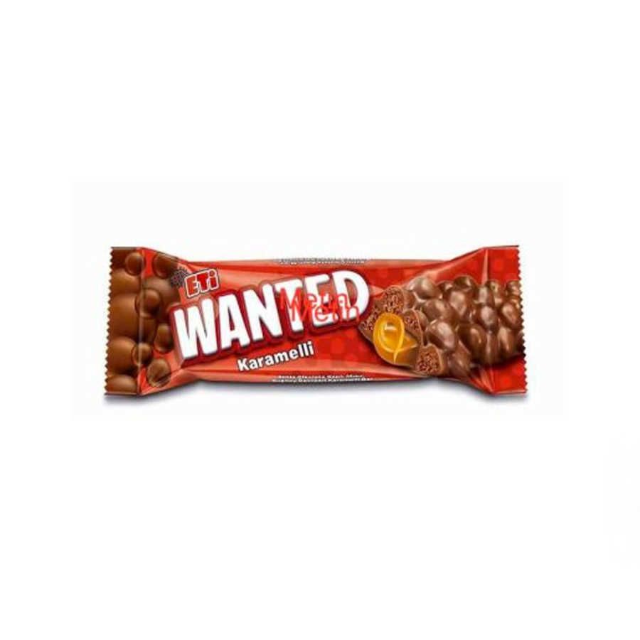 Wanted Milk Chocolate With Caramel , 6 pack Any 3 for 9, Wafer Eti