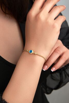 Evil Eye Bracelet Dorica Bulk Gold Color - 1