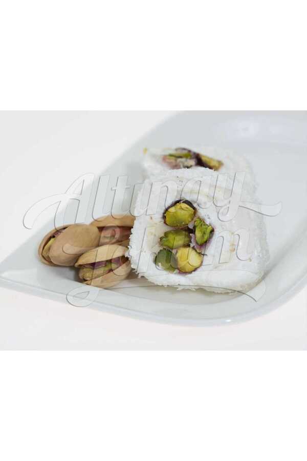 Famous Afyon Sultan Turkish Delight with Buffalo Cream and Pistachio 500gr Gr
