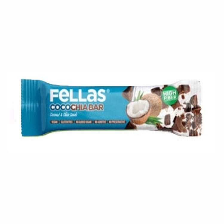 Fellas Fruit Bar with Coconut and Chia Seed , 40g 3 pack