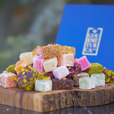 A Mix Of Flavored Turkish Delights , 21.16oz - 600g - 3