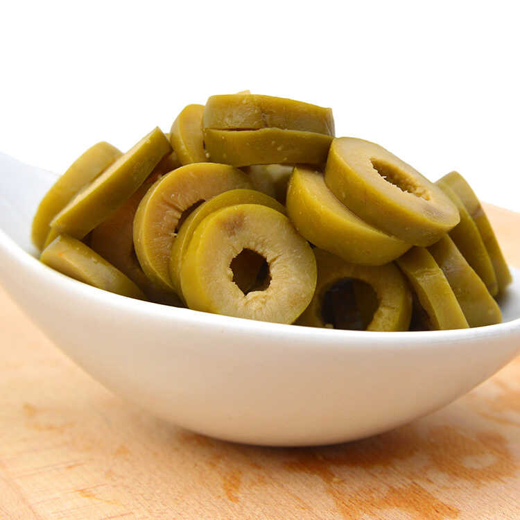 Fora Sliced Green Olives , 5.6oz - 160g