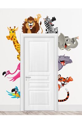 Forest Animals Doorside Wall Sticker 78481 - 1