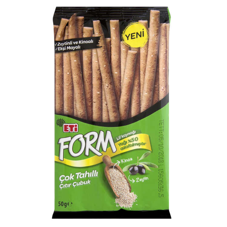 Form Olive Quinoa Thyme Stick Crackers, 1.76oz - 50g - 6 pack