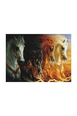 Four Horses of the Apocalypse 1000 Piece Puzzle PUZZLE - 1