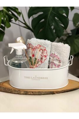 Galvanized Metal Towel Holder Multi-Purpose Basket NSL668 - 1