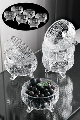 Glass Bowl Set Snack Holder - 1