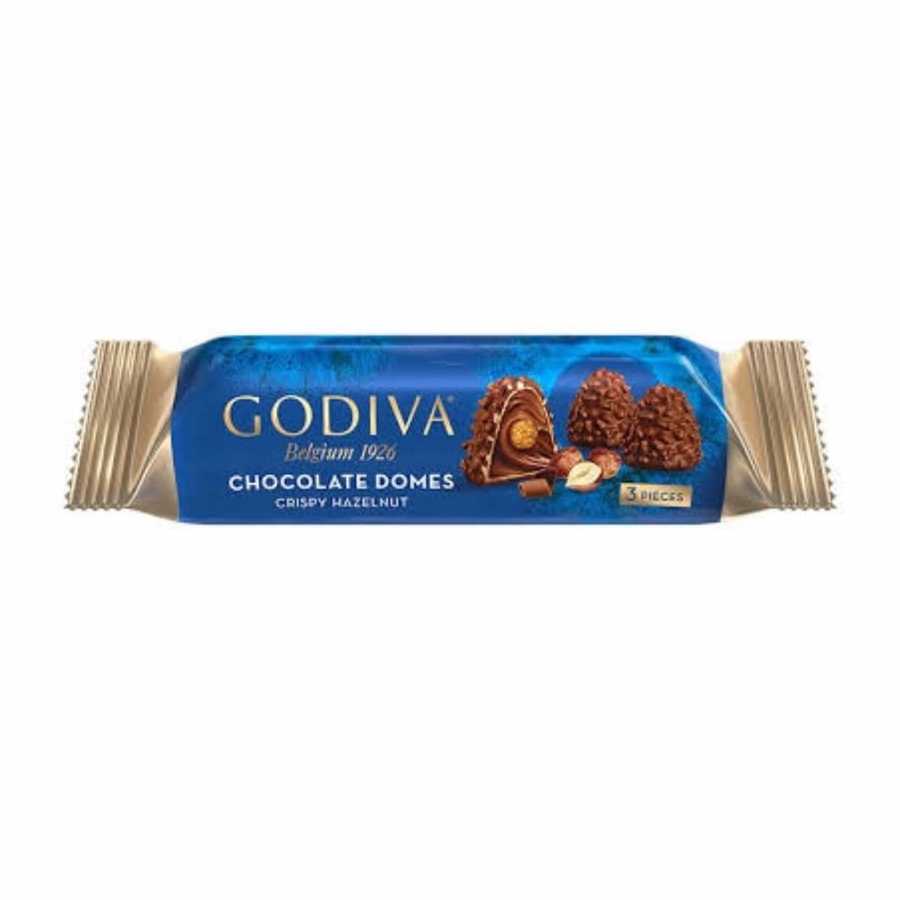 Godiva Chocolate Domes Crispy Hazelnut , 30g 3 pack