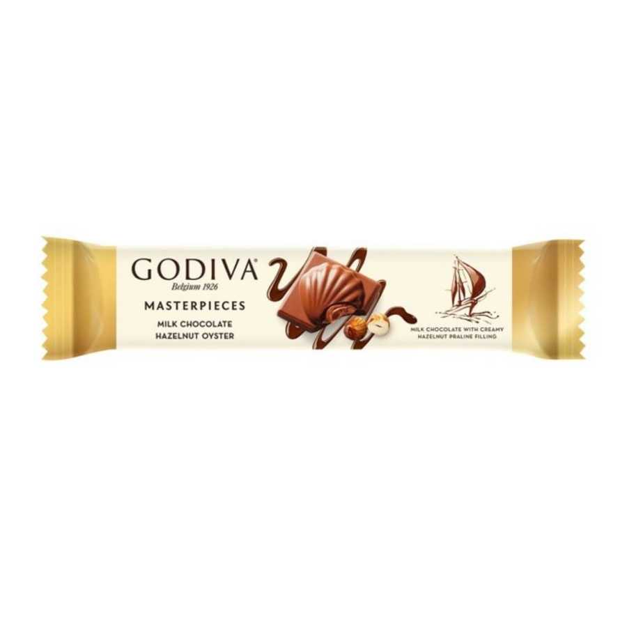 Godiva Milk Chocolate Hazelnut Bar, 30g 3 pack