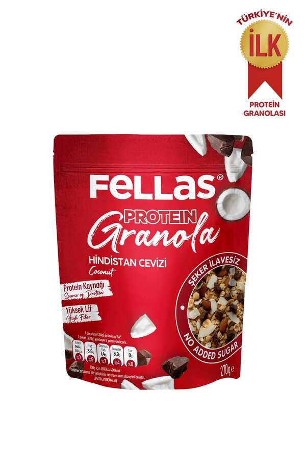 Granola - Coconut & Protein Bar With Particles 270 Gr