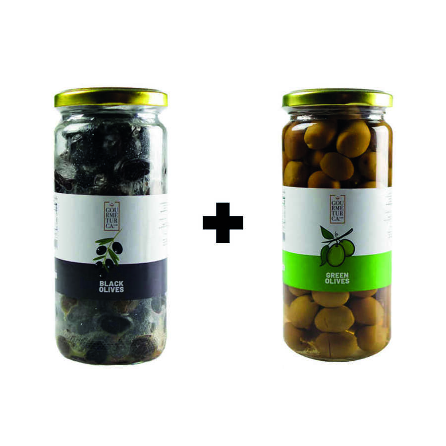 Green Olives  - Black Olives