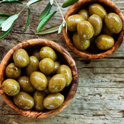 Green Olives , 13.4oz - 380g - Thumbnail