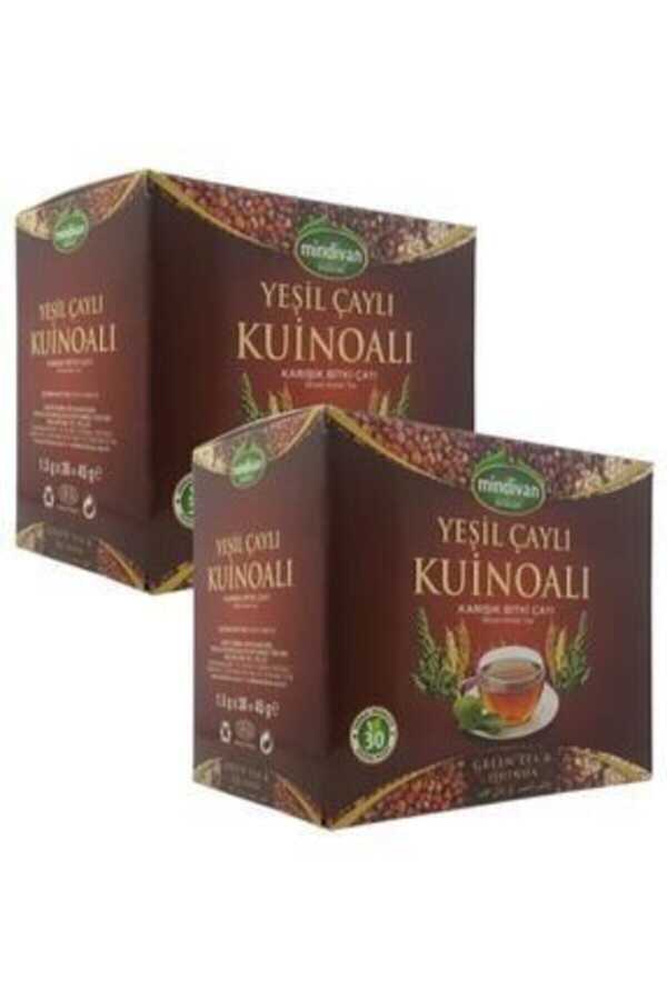 Green Tea Quinoa Mixed Herbal Tea 30 Pieces - 2 boxes of tea