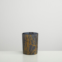 Hadrian Black Candle Holder 10x12 - Thumbnail