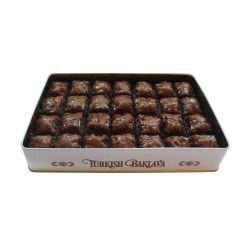 Chocolate Pistachio Baklava , 28 pieces - 2.2lb - 1kg - Thumbnail