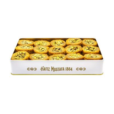 Pistachio Rolled Kadaif , 15 pieces - 2.6lb - 1.2kg - 2