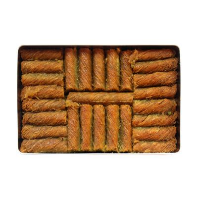 Pistachio Twisted Kadaif , 21 pieces - 2.6lb - 1.2kg - 1