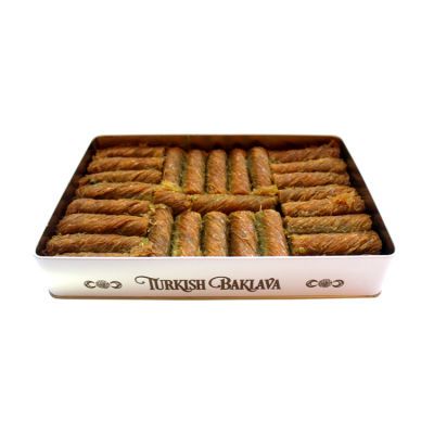 Pistachio Twisted Kadaif , 21 pieces - 2.6lb - 1.2kg - 2