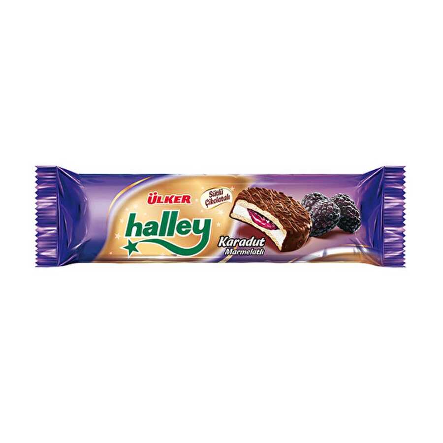 Halley Black Mulberry Filled Biscuits , 2.61oz - 74 g