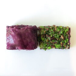 Handmade Blackberry Pistachio Baklava , 12 pieces - 1.1lb - 500g - Thumbnail