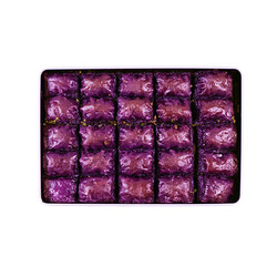 Handmade Blackberry Pistachio Baklava , 25 pieces - 2.2lb - 1Kg - Thumbnail