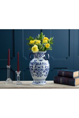 Handmade Bleu Blanc Vase - 1