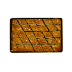 Handmade Diamond Pistachio Baklava , 28 pieces - 2.2lb - 1Kg - Thumbnail