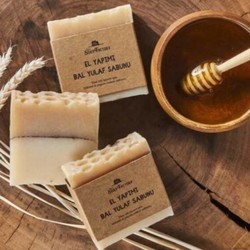 Handmade Honey Oat Soap 110g , 3 pack - Thumbnail