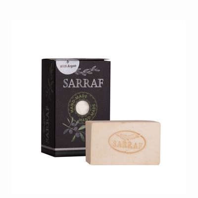 Handmade Olive Oil Soap with Argan , 3 pack - 1