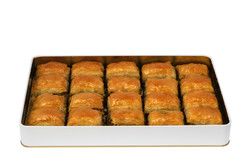 Handmade Pistachio Baklava , 25 pieces - 2.2lb - 1kg - Thumbnail