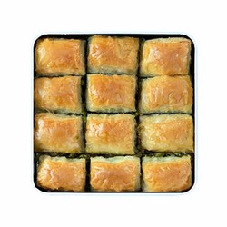 Handmade Pistachio Baklava , 12 pieces - 1.1lb - 500g - Thumbnail