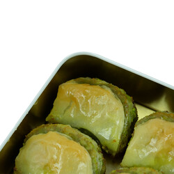 Handmade Pistachio Butterfly Baklava , 1.1lb - 500g - Thumbnail