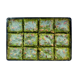 Handmade Pistachio Dream Baklava , 12 pieces - 1.98lb - 900g - Thumbnail