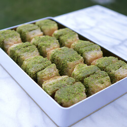 Handmade Pistachio Dry Baklava , 2.2lb - 1kg - Thumbnail
